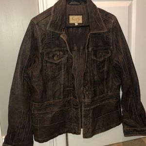 Scully genuine leather brown jacket